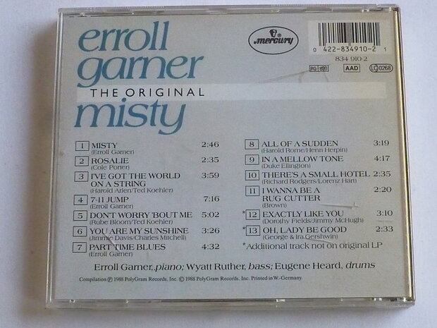 Erroll Garner - The Original Misty