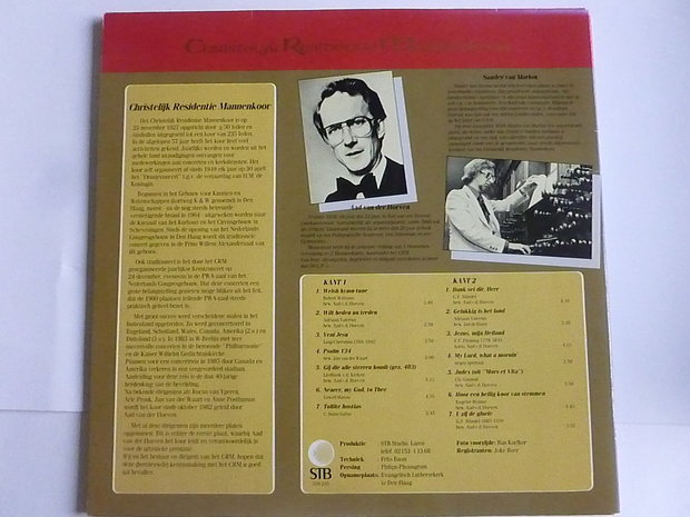 Christelijk Residentie Mannenkoor - Dirigent Aad van der Hoeven / Sander van Marion (LP)