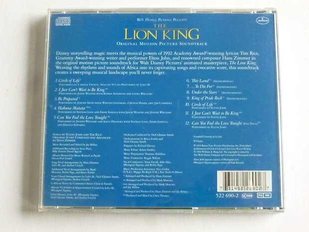 The Lion King - Motion Soundtrack