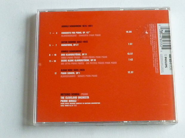 Schoenberg - Piano Concerto / Mitsuko Uchida, Pierre Boulez