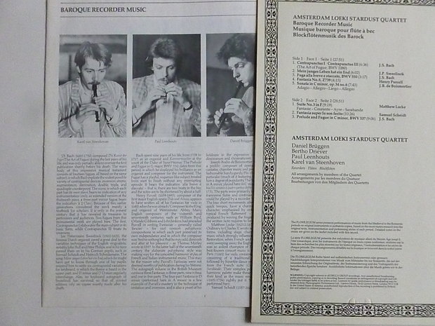 Amsterdam Loeki Stardust Quartet - Baroque recorder music (LP)