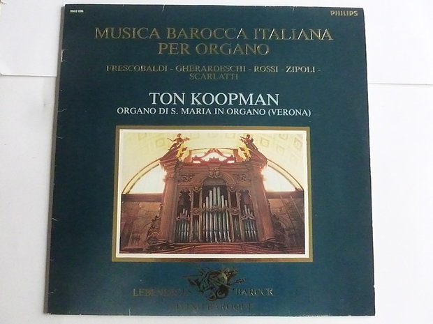 Ton Koopman - Musica Barocca Italiana per Organo (LP)