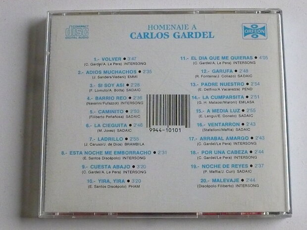 Carlos Gardel - Homenaje a Carlos Gardel