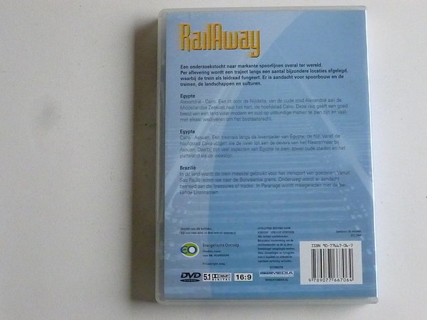 Rail Away Deel 14 Egypte, Brazilie (DVD)