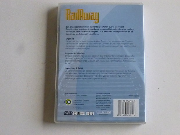 Rail Away 19 Groot Brittannie, Schotland, Luxemburg & Belgie (DVD)