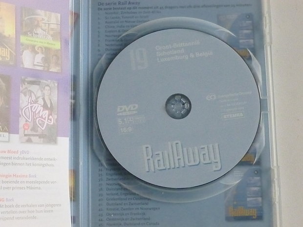 Rail Away 19 Groot Brittannie, Schotland, Luxemburg & Belgie (DVD)