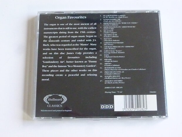 Organ Favourites - James Culp / Organ