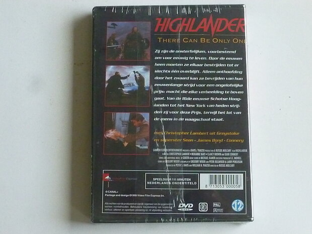 Highlander - Met muziek van Queen (DVD) Nieuw