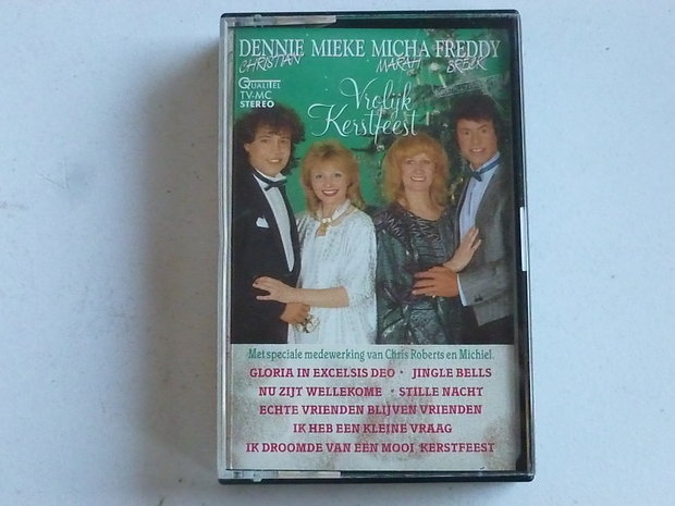 Dennie Mieke Micha Freddy - Vrolijk Kerstfeest (cassette bandje)