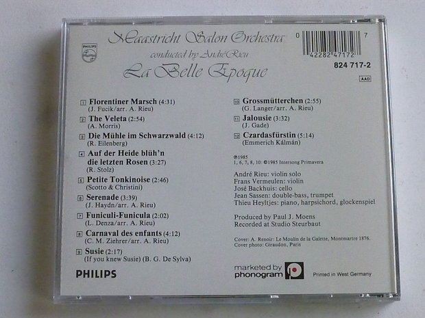 Maastricht Salon Orchestra / Andre Rieu - La Belle Epoque
