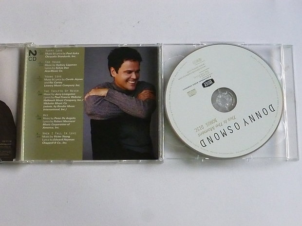 Donny Osmond - This is the Moment (2 CD) gesigneerd