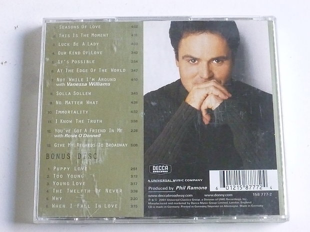 Donny Osmond - This is the Moment (2 CD) gesigneerd