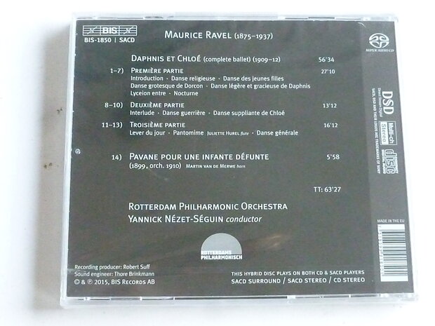 Ravel - Daphnis et Chloe / Yannick Nezet-Seguin (SACD) Nieuw