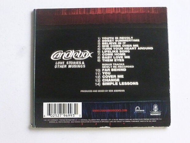 Candlebox - Love stories & other musings