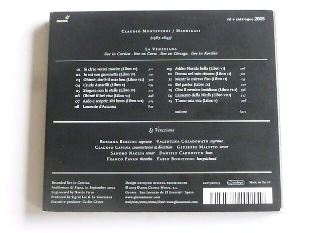 Monteverdi / Madrigali - La Venexiana