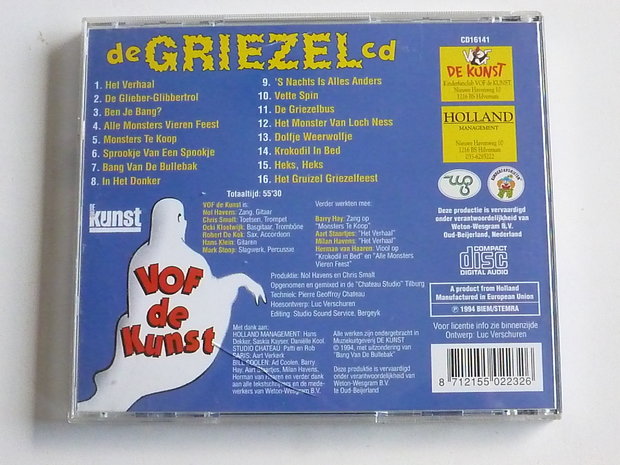 VOF de Kunst - De Griezel CD