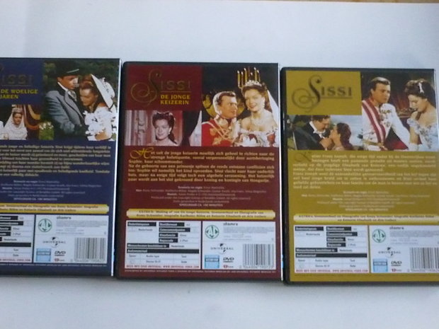 Romy Schneider - De Sissi Trilogie (3 DVD) digitaal geremasterd