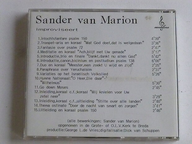 Sander van Marion - Improviseert / Grote Kerk, Breda