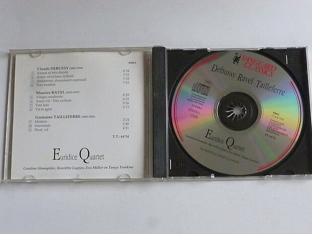 Debussy, Ravel, Tailleferre - Euridice Quartet