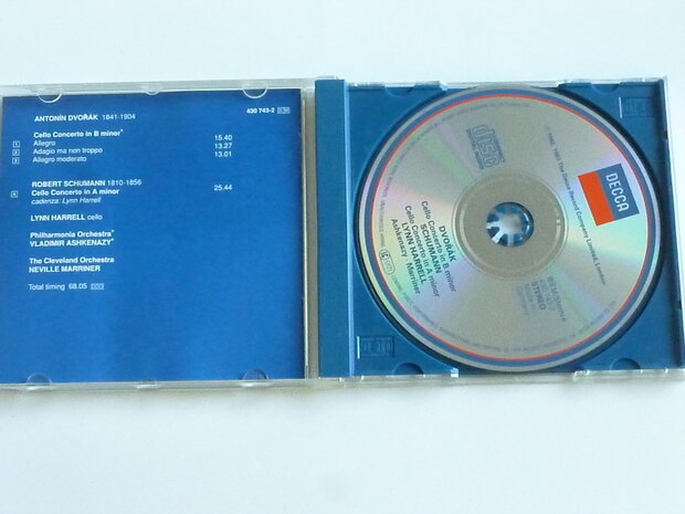 Dvorak, Schumann - Cello Concertos / Lynn Harrell, Ashkenazy, Marriner