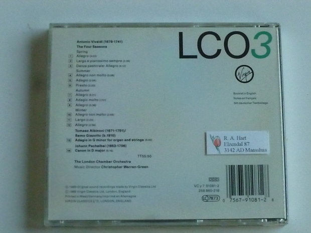 Vivaldi - The Four Seasons / Christopher Warren Green