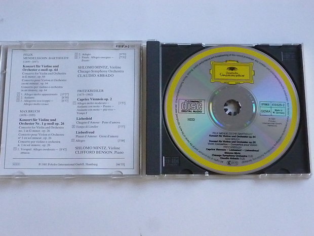 Mendelssohn, Bruch - Violinkonzerte / Shlomo Mintz, Claudio Abbado