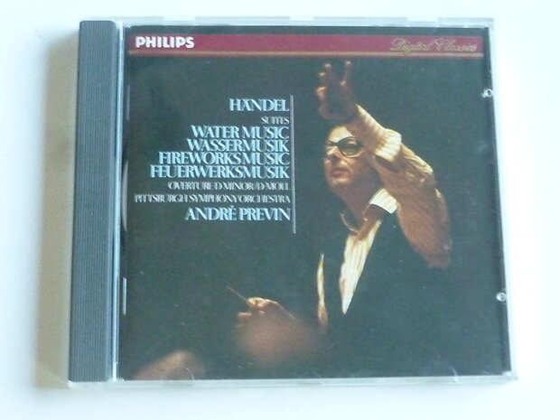 Handel - Watermusic, Music for the Royal Fireworks / Andre Previn
