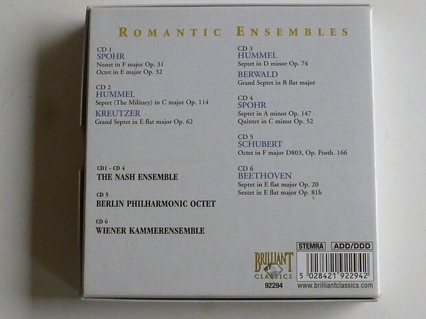 Romantic Ensembles - Septets, Octets & Nonets (6 CD)