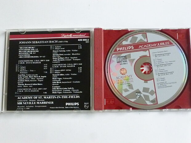 Bach - Brandenburg concertos 1-3 / Sir Neville Marriner