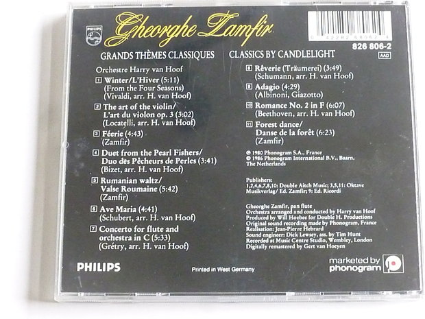 Gheorghe Zamfir - Classics By Candlelight