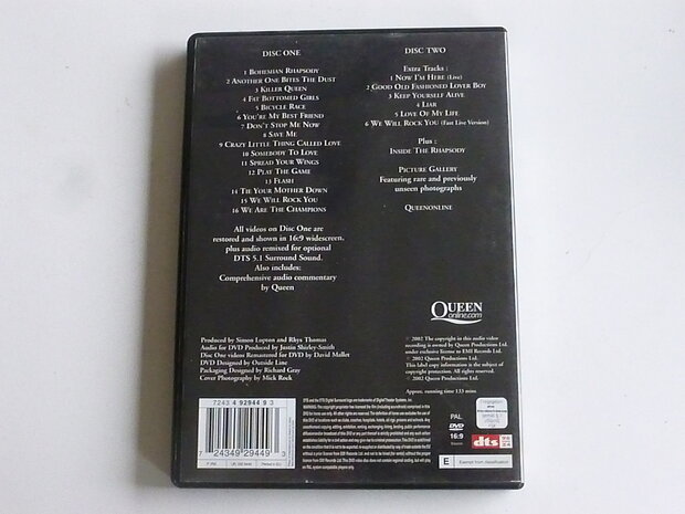 Queen - The DVD Collection / Greatest Video Hits 1 (2 DVD)