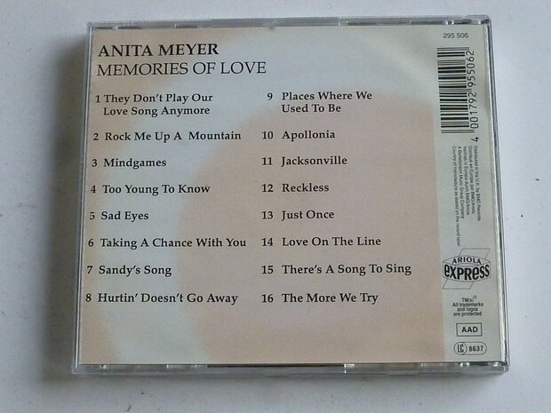 Anita Meyer - Memories of love