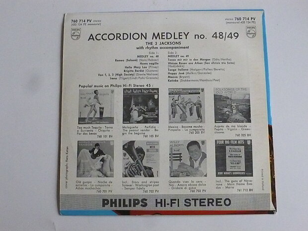 The 3 Jacksons - Accordion Medley no 48/49 (single)