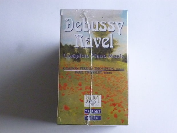 Debussy / Ravel - Complete Piano Music (7 CD) Nieuw