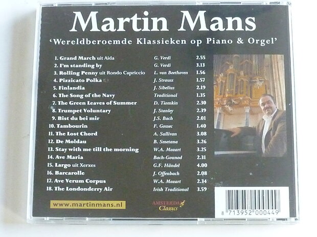 Martin Mans - Wereldberoemde Klassieken / Piano & Orgel