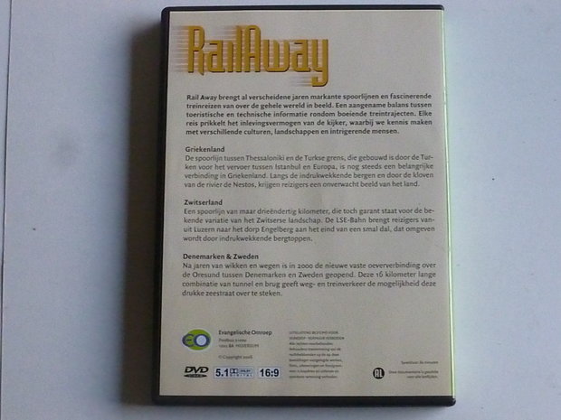 Rail Away - Europa / Griekenland, Zwitserland, Denemarken, Zweden (DVD)