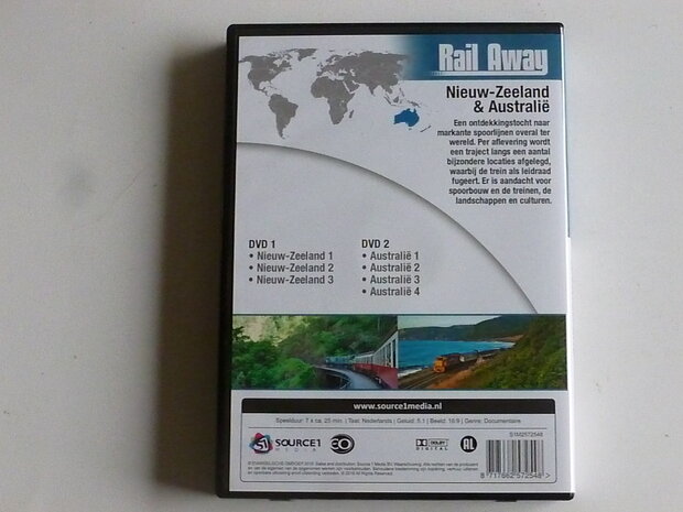 Rail Away - Nieuw-Zeeland & Australie (2 DVD)