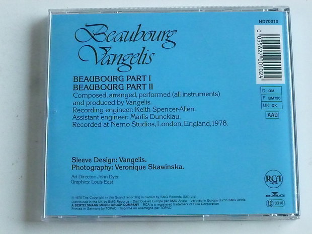 Vangelis - Beaubourg 