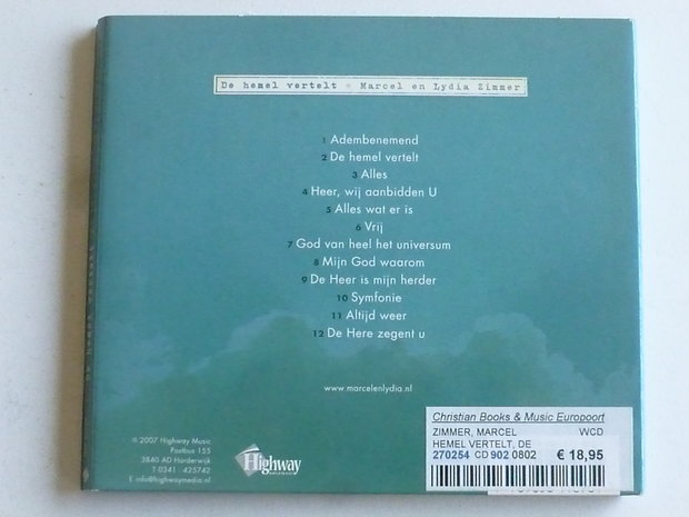 Marcel en Lydia Zimmer - De hemel vertelt (digipack)