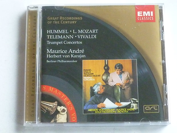 Maurice Andre - Trumpet Concertos / Hummel. Telemann, vivaldi, l. Mozart / Herbert von Karajan