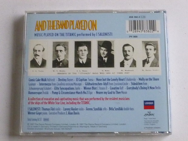 I Salonisti - And the band played on