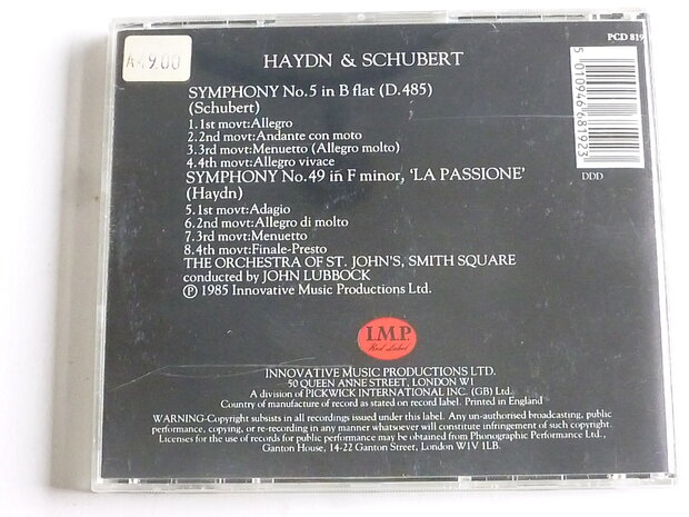 Haydn & Schubert - John Lubbock