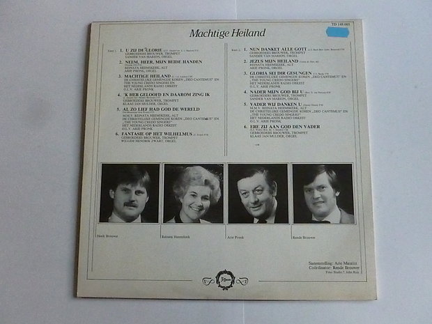 Machtige Heiland - Gebroeders Brouwer, R. Heemskerk, Arie Pronk (LP)