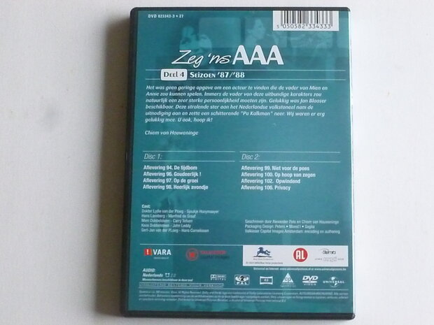 Zeg' ns AAA - Deel 4 (2 DVD)