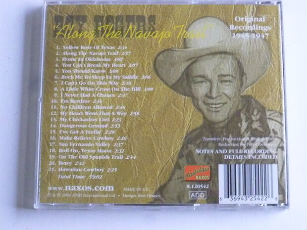 Roy Rogers - Along the Navajo Trail / Org. Rec. 1945-1947