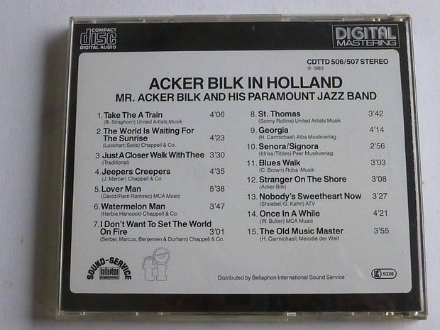 Acker Bilk in Holland