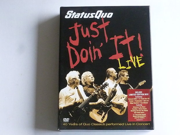 Status Quo - Just Doin' it! / Live (Deluxe limited edition box  CD + DVD)