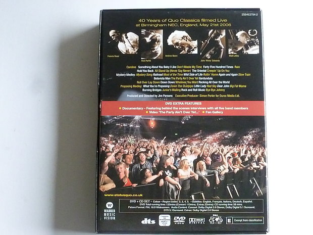 Status Quo - Just Doin' it! / Live (Deluxe limited edition box  CD + DVD)