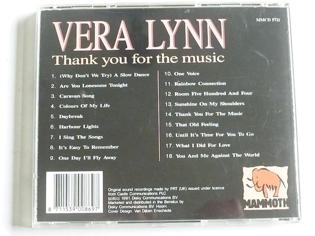 Vera Lynn - Thank you for the music (mammoth)
