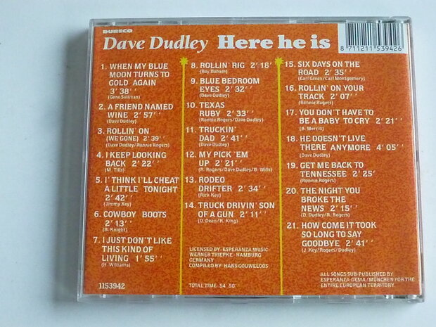 Dave Dudley - Here he is